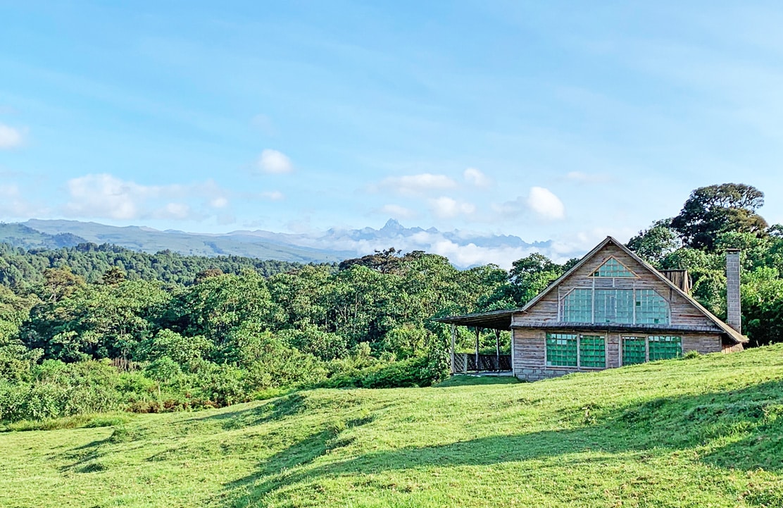Mountain view near Mount Kenya